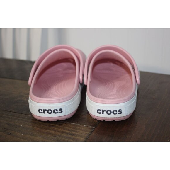Crocs Pink Classic Clog Slip-On Shoes W/ Ventilation Holes Unisex Size W8 M6 - Picture 5 of 7